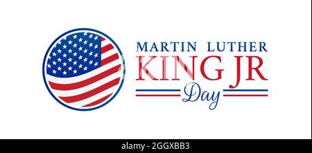 Martin Luther King Jr. Day Vektorgrafik Stock Vektor