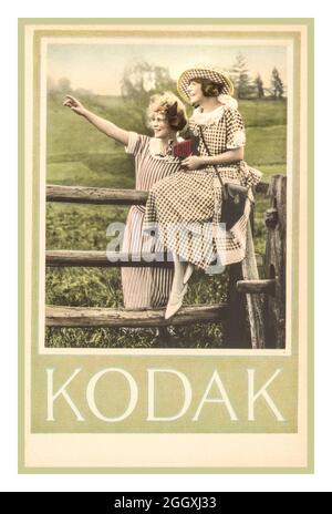 Kodak Werbeposter aus den 20er Jahren Stockfoto