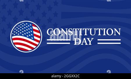 Hintergrunddarstellung Zum Tag Der Verfassung Stock Vektor