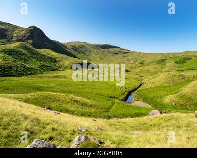 Greenup Gill in Borrowdale, Lake District, Großbritannien. Stockfoto