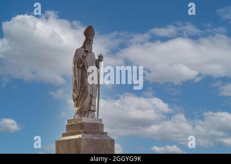 st. patrick Statue in Irland Stockfoto