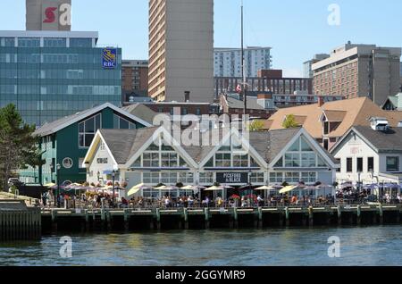Pickford und Black Restaurant am Ufer von Halifax, Nova Scotia, Kanada Stockfoto