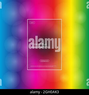 Bunte geometrische Hintergrund. Dynamische formen Komposition. Eps 10 Vektor. Stock Vektor