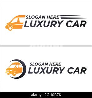 Auto schnell Business Transport Logo-Design Stock Vektor