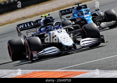 Zandvoort, Niederlande. September 2021. Nichola Latifi (CDN) Williams Racing FW43B. 04.09.2021. Formel 1 Weltmeisterschaft, Rd 13, Großer Preis Der Niederlande, Zandvoort, Niederlande, Qualifizierender Tag. Bildnachweis sollte lauten: XPB/Press Association Images. Quelle: XPB Images Ltd/Alamy Live News Stockfoto