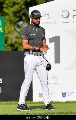 Rom, Italien. 04. Sep, 2021. Während der 3 Runde der DS Automobiles 78. Italienischen Golf Open im Marco Simone Golf Club am 04. September 2021 in Rom Italien Quelle: Live Media Publishing Group/Alamy Live News Stockfoto