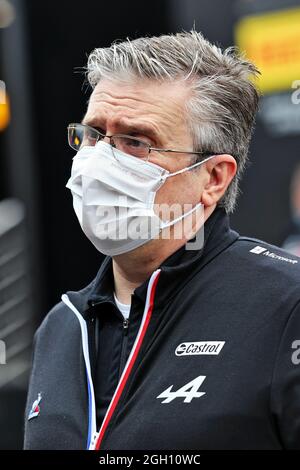 Zandvoort, Niederlande. September 2021. Pat Fry (GBR) Alpine F1 Team Technical Director (Chassis). Großer Preis der Niederlande, Samstag, 4. September 2021. Zandvoort, Niederlande. Quelle: James Moy/Alamy Live News Stockfoto