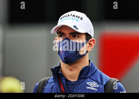 Zandvoort, Niederlande. September 2021. Nichola Latifi (CDN) Williams Racing. Großer Preis der Niederlande, Samstag, 4. September 2021. Zandvoort, Niederlande. Quelle: James Moy/Alamy Live News Stockfoto