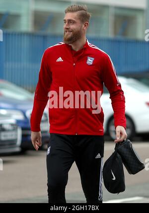 Tomas Holy von Ipswich Town kommt im Stadion an - Ipswich Town / AFC Wimbledon, Sky Bet League One, Portman Road, Ipswich, Großbritannien - 28. August 2021 nur zur redaktionellen Verwendung – es gelten die Einschränkungen von DataCo Stockfoto