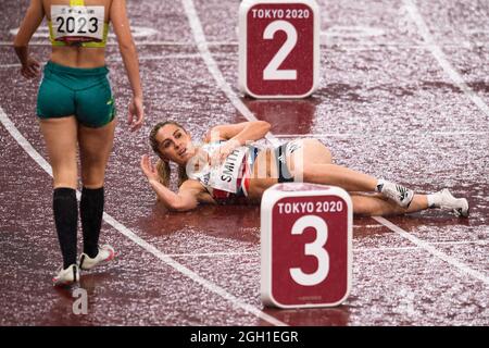 Tokio, Japan. September 2021. Ali Smith aus Großbritannien bei Leichtathletik-Events - Tokio 2020 Paralympische Spiele im Olympiastadion am Samstag, 04. September 2021 in Tokio, Japan. Kredit: Taka G Wu/Alamy Live Nachrichten Stockfoto