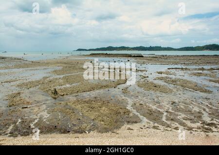 Candeias, Bahia, Brasilien - 17. Oktober 2015: Caboto Strand in der Stadt Candeias, Bahia. State Historic Place. Stockfoto