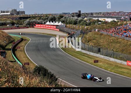 Zandvoort, Niederlande. September 2021. George Russell (GBR) Williams Racing FW43B. 04.09.2021. Formel 1 Weltmeisterschaft, Rd 13, Großer Preis Der Niederlande, Zandvoort, Niederlande, Qualifizierender Tag. Bildnachweis sollte lauten: XPB/Press Association Images. Quelle: XPB Images Ltd/Alamy Live News Stockfoto