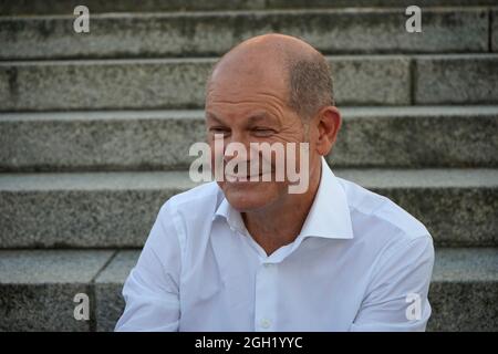 Olaf Scholz, 21. Juni 2021, Berlin (nur für redaktionelle Verwendung. Keine Werbung. Referenzdatenbank: http://www.360-berlin.de. © Jens Knappe. Bil Stockfoto