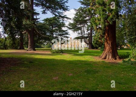 Delepré Abbey Grounds and House, Northampton, Northants, England, Großbritannien Stockfoto