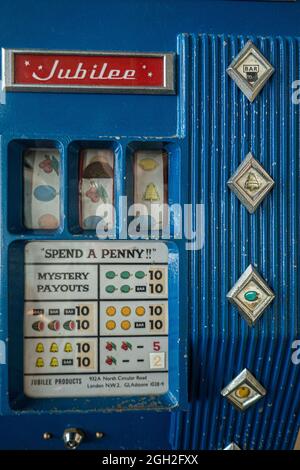 Southport Penny Arcade Games Stockfoto