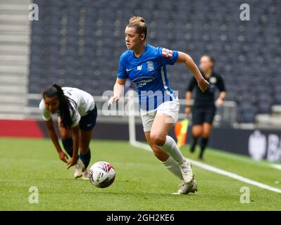 London, Großbritannien. September 2021. LONDON, ENGLAND - 04. SEPTEMBER: Emily Whelan von Birmingham CityC während der Barclays FA Women's Super League zwischen Tottenham Hotspur und Birmingham City am 04. September 2021 im Tottenham Stadium, London, UK Credit: Action Foto Sport/Alamy Live News Stockfoto