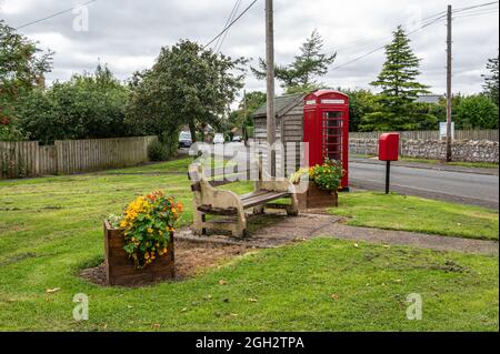 Branxton ein liebes Dorf im Norden von Northmberland, Großbritannien Stockfoto