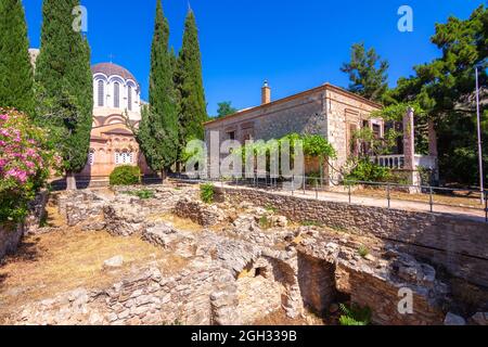 Das Kloster Nea Moni auf Chios Island, Griechenland Stockfoto