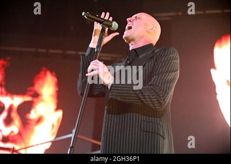 4. September 2021, Sheffield, South Yorkshire, U.K: Heaven 17, Auftritt im Sheffield City Hall, Großbritannien, 04.09.2021 (Bildnachweis: © Robin Burns/ZUMA Press Wire) Stockfoto