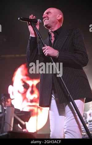 4. September 2021, Sheffield, South Yorkshire, U.K: Heaven 17, Auftritt im Sheffield City Hall, Großbritannien, 04.09.2021 (Bildnachweis: © Robin Burns/ZUMA Press Wire) Stockfoto