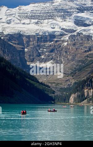 Lake Louise, Banff Nationalpark, Alberta Stockfoto