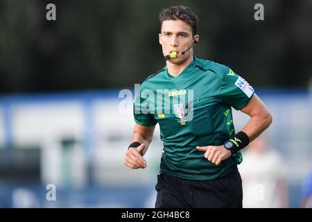 Riccardo Garrone Stadium, Bogliasco (GE), Italien, 04. September 2021, Der Schiedsrichter des Spiels Niccolo' Turrini aus Florenz während der UC Sampdoria gegen A Stockfoto