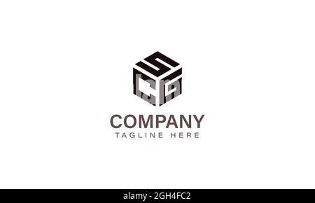 SCG-Logo, drei-Buchstaben-Logo, Alphabet S C G Hexagon-Form Vektor-Symbol-Vorlage Stock Vektor