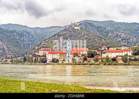 Dürnstein an der Donau (Wachau, Österreich); Dürnstein an der Donau Stockfoto