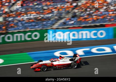 01 Hauger Dennis (NOR), Prema Racing, Dallara F3, Action beim 6. Lauf der FIA Formel 3 Meisterschaft 2021 vom 3. Bis 5. September 2021 auf dem Circuit Zandvoort, in Zandvoort, Niederlande - Photo Diederik van der Laan / Dutch Photo Agency / DPPI Stockfoto