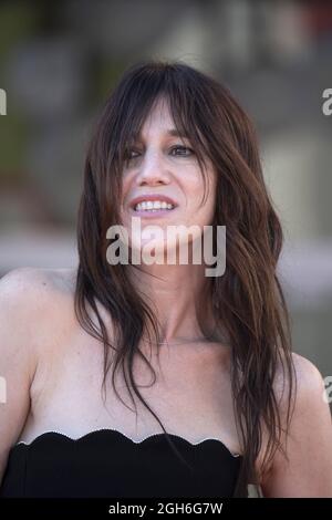 Venedig, Italien. September 2021. Charlotte Gainsbourg bei der Sundown-Premiere im Rahmen der 78. Internationalen Filmfestspiele von Venedig am 04. September 2021 in Venedig, Italien. Foto von Paolo Cotello/imageSPACE Credit: Imagespace/Alamy Live News Stockfoto