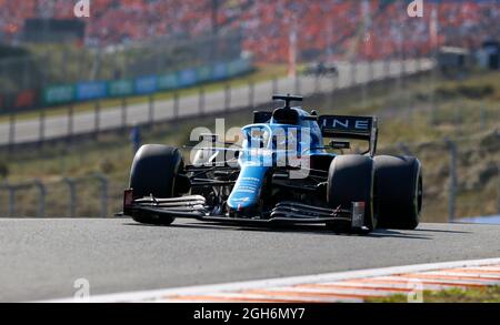 Zandvoort, Niederlande. September 2021. # 14 Fernando Alonso (ESP, Alpine F1 Team), F1 Grand Prix der Niederlande auf dem Circuit Zandvoort am 5. September 2021 in Zandvoort, Niederlande. (Foto von HOCH ZWEI) Quelle: dpa/Alamy Live News Stockfoto