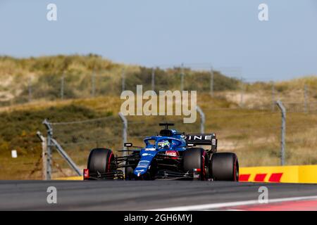 Zandvoort, Niederlande. September 2021. # 14 Fernando Alonso (ESP, Alpine F1 Team), F1 Grand Prix der Niederlande auf dem Circuit Zandvoort am 5. September 2021 in Zandvoort, Niederlande. (Foto von HOCH ZWEI) Quelle: dpa/Alamy Live News Stockfoto