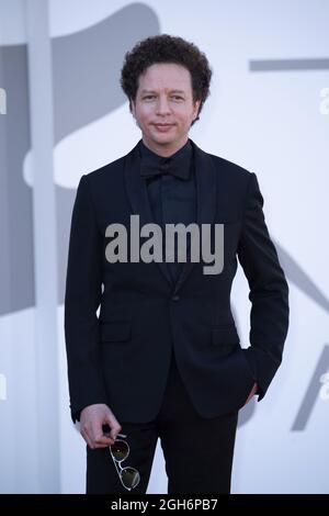 Venedig, Italien. September 2021. Michel Franco, der am 04. September 2021 an der Sundown-Premiere im Rahmen der 78. Internationalen Filmfestspiele von Venedig in Venedig, Italien, teilnahm. Foto von Paolo Cotello/imageSPACE/Sipa USA Credit: SIPA USA/Alamy Live News Stockfoto