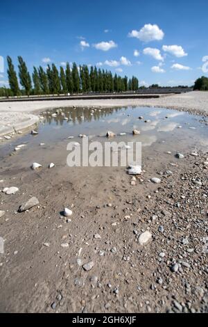 Gedenkstätte Kz Dachau, Dachau, Bayern, Deutschland, Europa. Juli 2009. Stockfoto