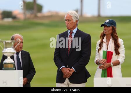 GIOVANNI MALAGO WÄHREND DER 2 RUNDE DER DS AUTOMOBILES 78. ITALIENISCHE GOLF OPEN AM MARCO SIMONE GOLF CLUB AM 05. SEPTEMBER 2021 IN ROM ITALIEN Stockfoto