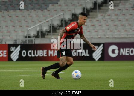 Curitiba, Brasilien. September 2021. Richard beim Athletico x Sport-Spiel für das Campeonato Brasileiro Série A, das in der Estádio Arena da Baixada in Curitiba, PR, ausgetragen wird. Kredit: Carlos Pereyra/FotoArena/Alamy Live Nachrichten Stockfoto