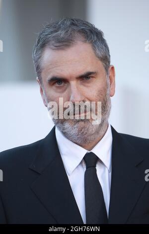 Venedig, Italien. September 2021. Xavier Giannoli bei der Illusions Perdues Premiere im Rahmen der 78. Internationalen Filmfestspiele von Venedig am 05. September 2021 in Venedig, Italien. Foto von Paolo Cotello/imageSPACE Credit: Imagespace/Alamy Live News Stockfoto