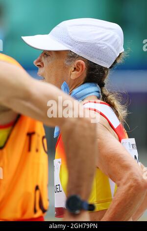 Tokio, Japan. September 2021. Maria del Carmen Paredes Rodriguez (ESP) Marathon: Frauen-Marathon T12 während der Paralympischen Spiele 2020 in Tokio, Japan. Quelle: AFLO SPORT/Alamy Live News Stockfoto