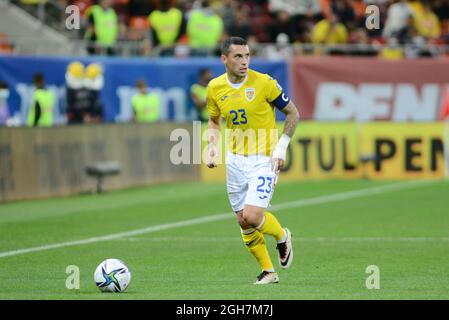 Nicolae Stanciu während Rumänien Liechtenstein, WM Qualifikationsspiel 05.09.2021, Bukarest Stockfoto