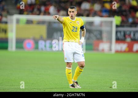 Nicolae Stanciu während Rumänien Liechtenstein, WM Qualifikationsspiel 05.09.2021, Bukarest Stockfoto