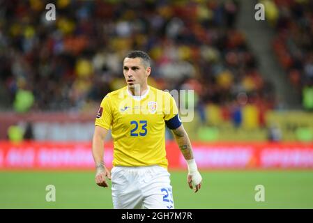 Nicolae Stanciu während Rumänien Liechtenstein, WM Qualifikationsspiel 05.09.2021, Bukarest Stockfoto