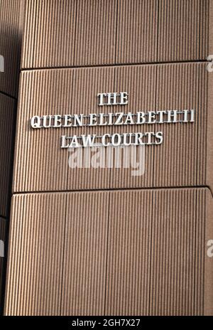 Die Queen Elizabeth II Law Courts in Liverpool Stockfoto