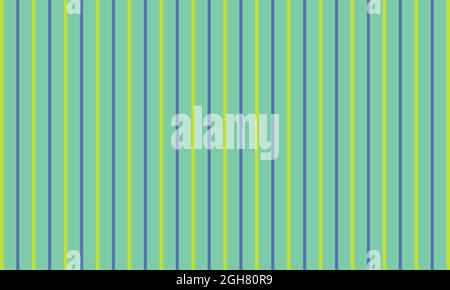 Vertikales, langes Streifen, nahtloses Vektor-Muster in Blau und Neon. Abstrakt geometrische monochrome Hintergrund für die Verwendung Geschenkpapier, Stoff, Textil und andere. Stock Vektor