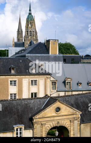 Museum der Wandteppiche von Bayeux, Bayeux, Calvados, Region Normandie, Nordwestfrankreich Stockfoto