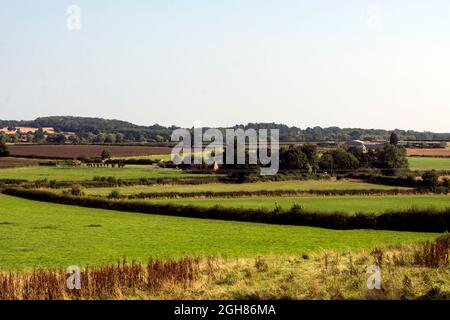 Blick auf die Schlachtfeld-Website von Bosworth, Leicestershire, England, Großbritannien Stockfoto