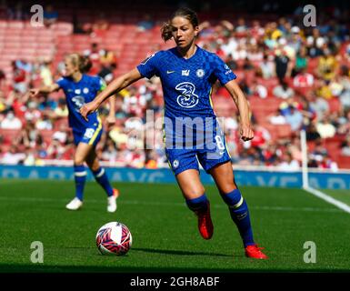 LONDON, ENGLAND - 05. SEPTEMBER: Chelsea Ladies, Melie Leupolz, während der Barclays FA Women's Super League zwischen Arsenal Women und Chelsea Women in EM Stockfoto