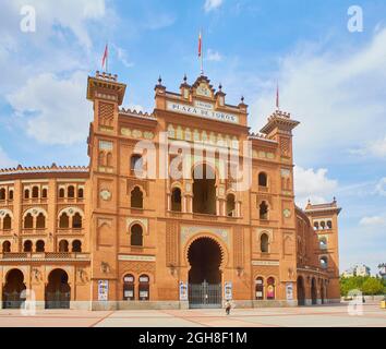 Las Ventas Stierkampfarena. Madrid, Spanien. Stockfoto