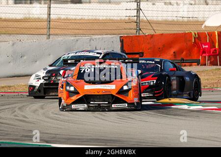 Montmelo, Barcelona, Spanien. September 2021. Vortex V8 Team mit Vortex 1.0 beim HANKOOK 24H BARCELONA 2021 Rennen auf dem Circuit de Catalunya. (Bild: © David Ramirez/DAX via ZUMA Press Wire) Stockfoto