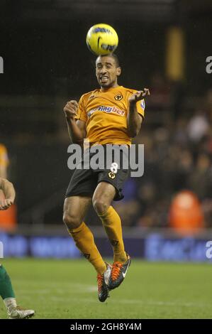 Karl Henry, Kapitän von Wolverhampton Wanderers während des Fußballmatches der Barclays Premier League zwischen Wolverhampton Wanderers und Norwich City im Molineux Stadium, Wolverhampton, am 20. Dezember 2011. Stockfoto