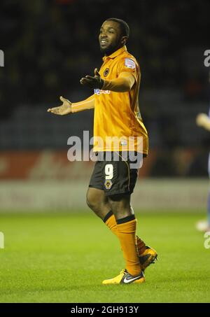 Sylvan Ebanks Blake von Wolverhampton Wanderers während der npower Football League Championship zwischen Leicester City und Wolverhampton im King Power Stadium in Leicester, Großbritannien, am 31. Januar 2013. Stockfoto